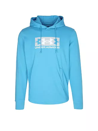 UNDER ARMOUR | Felpa con cappuccio da uomo UA Rival French Terry Logo | hellblau